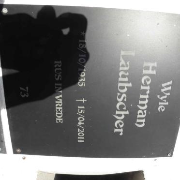 LAUBSCHER Herman 1935-2011