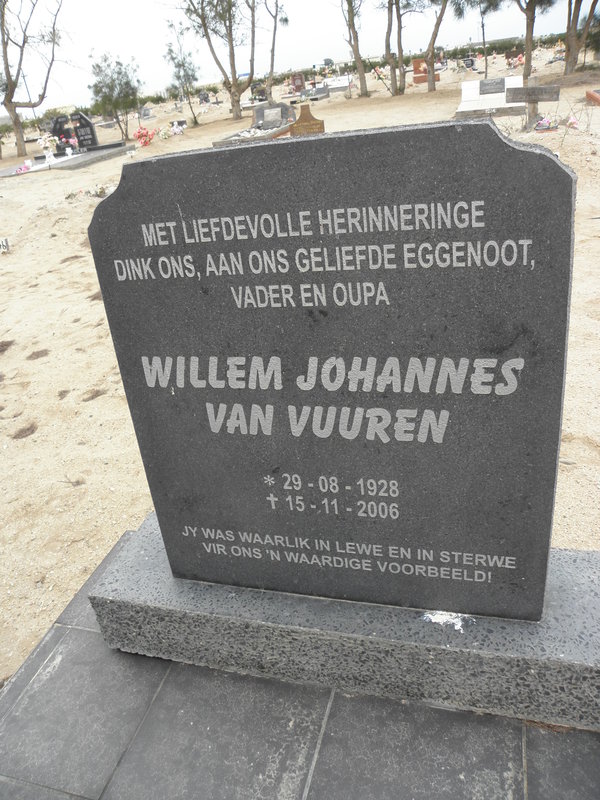 VUUREN Willem Johannes, van 1928-2006