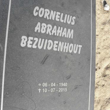 BEZUIDENHOUT Cornelius Abraham 1940-2015
