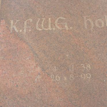 HOLZ K.F.W.G. 1938-1999
