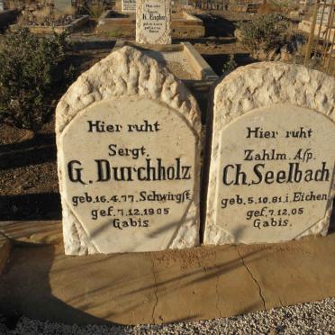 DURCHHOLZ G. 1877-1905 :: SEELBACH Ch. 1881-1905