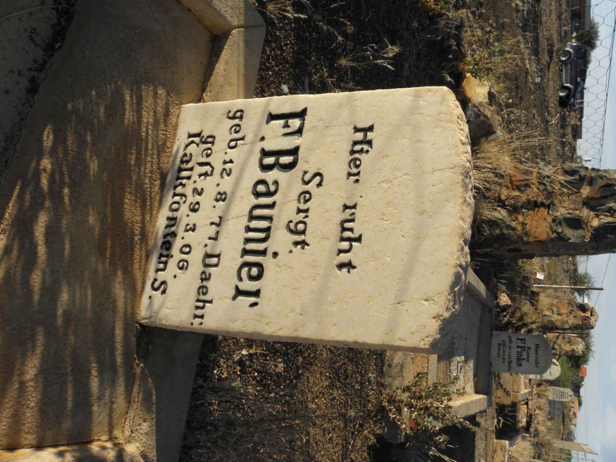 BAUNIER F. 1877-1906