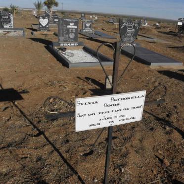 BOOIS Sylvia Petronella 1973-2010