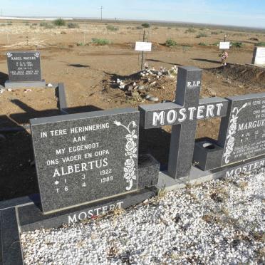 MOSTERT Albertus 1922-1989 &amp; Marguerita 1922-2003