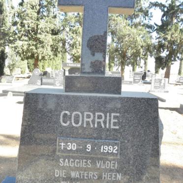 BRAND Callie 1929-1985 &amp; Corrie 1924-1992 