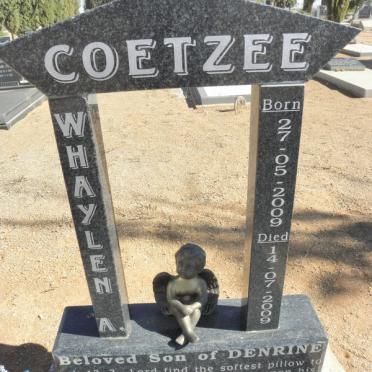 COETZEE Whaylen A. 2009-2009