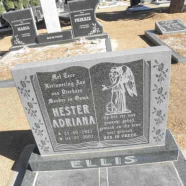 ELLIS Hester Adriana 1921-2007