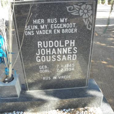 GOUSSARD Rudolph Johannes 1945-1994