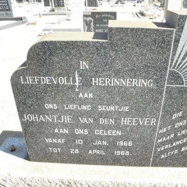 HEEVER Johantjie, van den 1966-1968