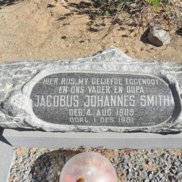 SMITH Jacobus Johannes 1905-1981