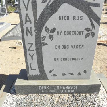 ZYL Dirk Johannes, van 1886-1972