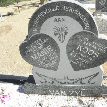 ZYL Koos, van 1932-2007 &amp; Manie 1929-2004