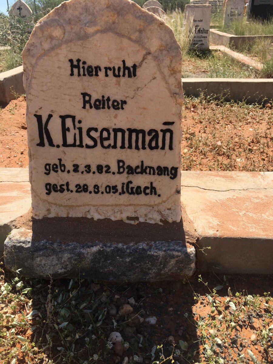 EISENMAÑ K. 1882-1905