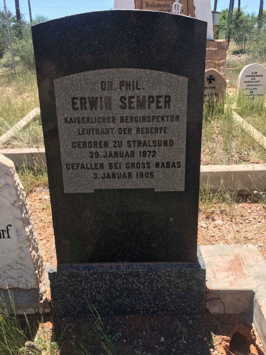 SEMPER Erwin 1872-1905