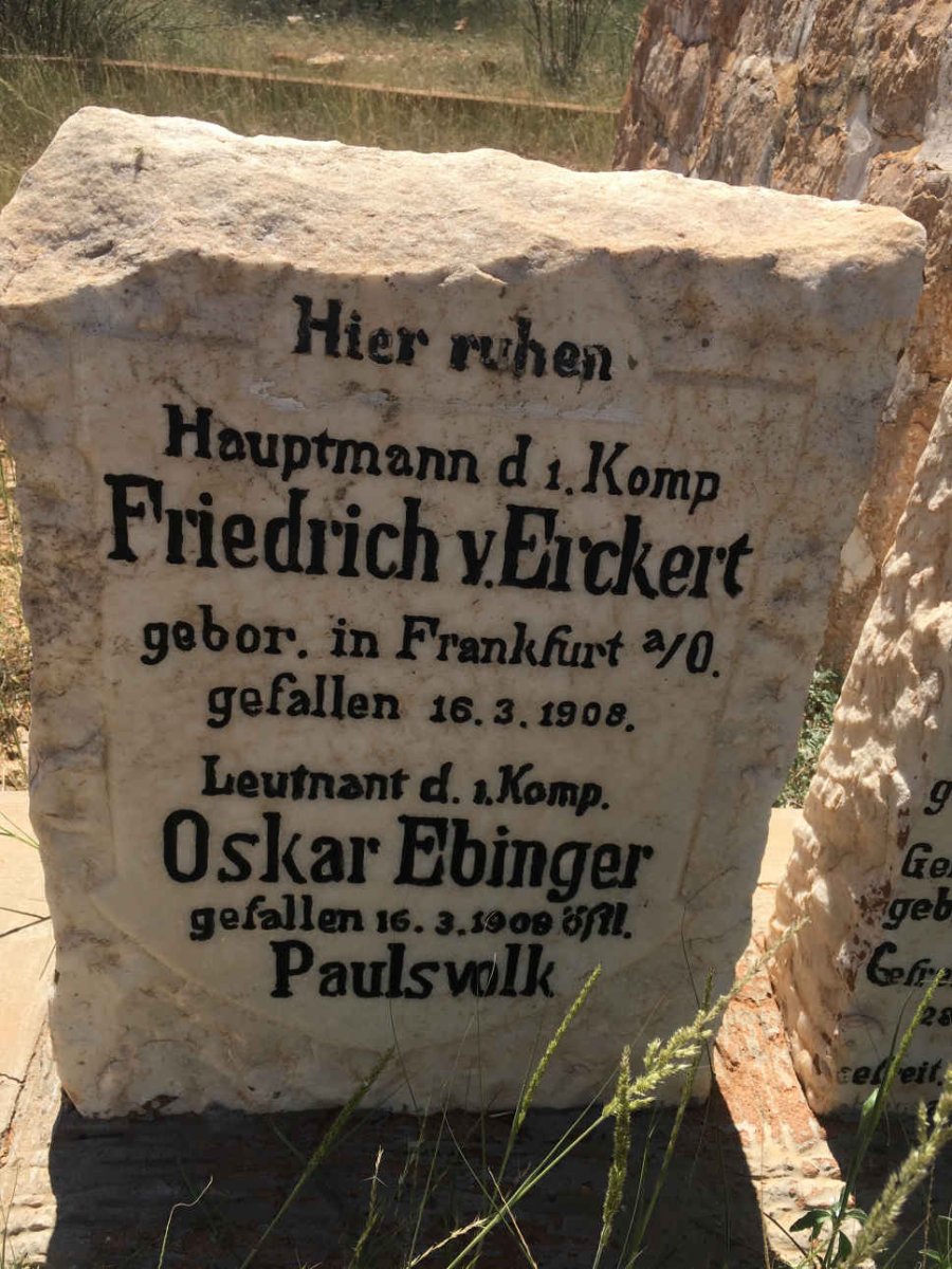 ERCKERT Friedrich, v. -1908 :: EBINGER Oskar -1908