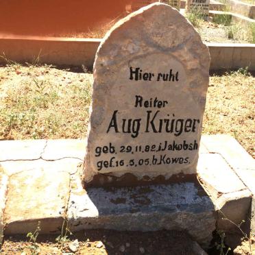 KRÜGER Aug. 1882-1905