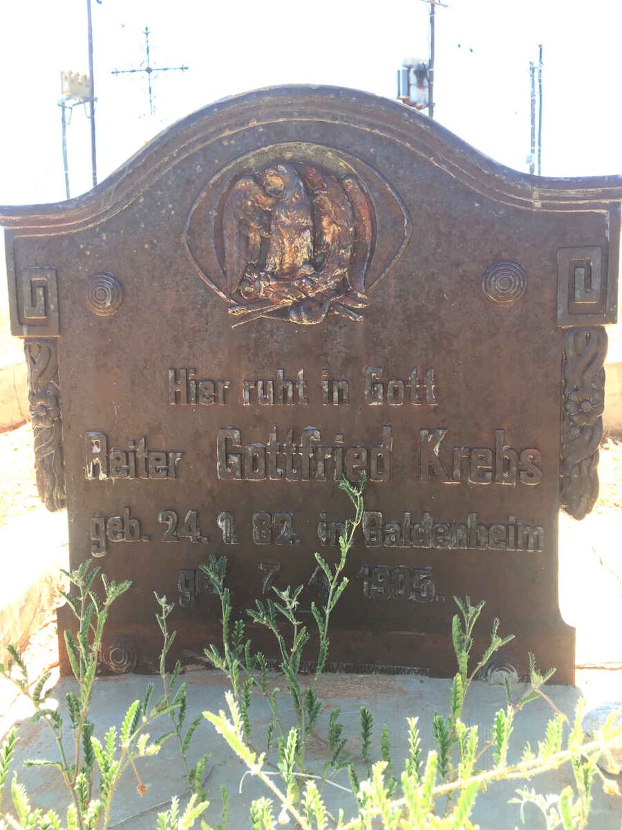 KREBS Gottfried 1882-1905