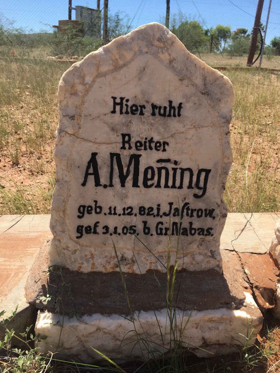 MEÑING A. 1882-1905