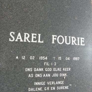 FOURIE Sarel 1954-1997
