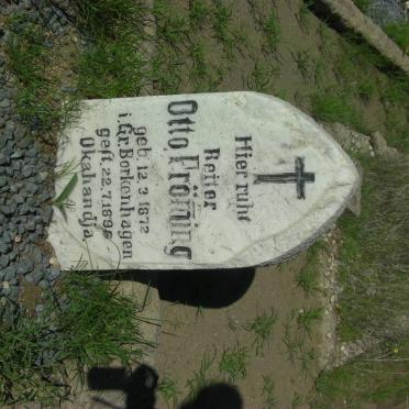 FRÖMMING Otto 1872-1896