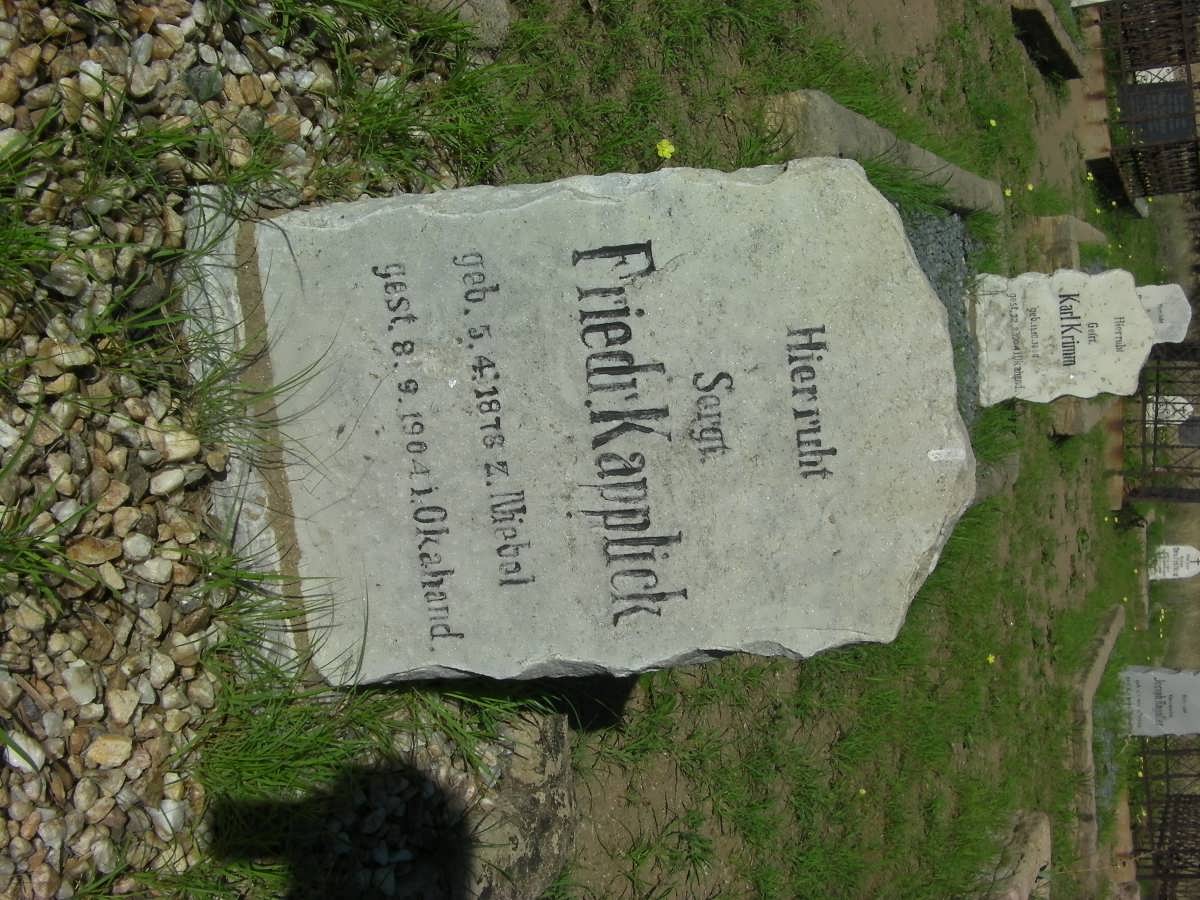 KAPPLICK Friedr. 1878-1904