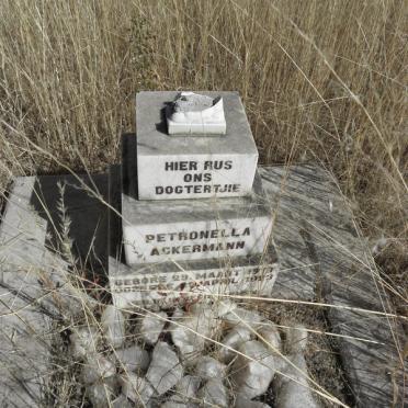 ACKERMANN Petronella 1919-1923