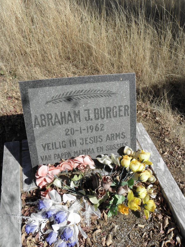 BURGER Abraham J. -1962