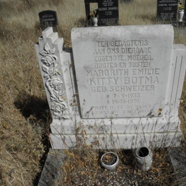 BOTMA Margrith Emilie nee SCHWEIZER 1933-1970