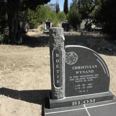 BLOM Christiaan Wynand 1941-2005