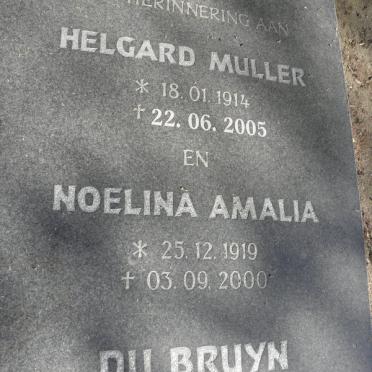 BRUYN Helgard Muller, du 1914-2005 &amp; Noelina Amalia 1919-2000