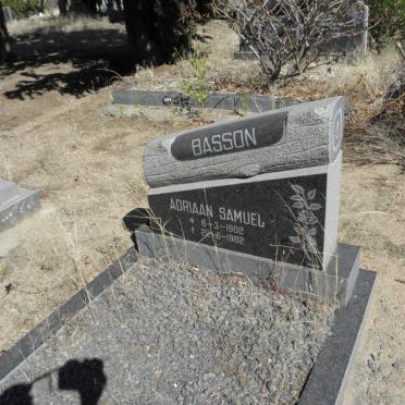 BASSON Adriaan Samuel 1902-1982