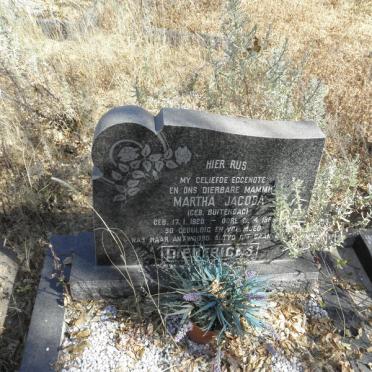 DIEDERICKS Martha Jacoba nee BUITENDAG 1920-196?