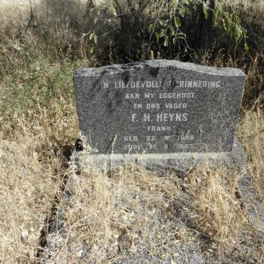 HEYNS F.H. 1896-1963