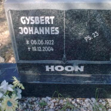 HOON Gysbert Johannes 1922-2004