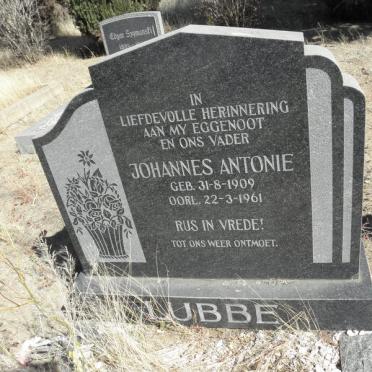 LUBBE Johannes Antonie 1909-1961