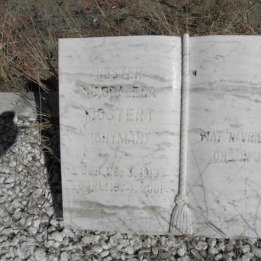 MOSTERT Hester Magdalena nee SNYMAN 1919-2001