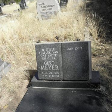 MEYER Gert 1916-2008