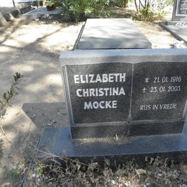 MOCKE Elizabeth Christina 1916-2003