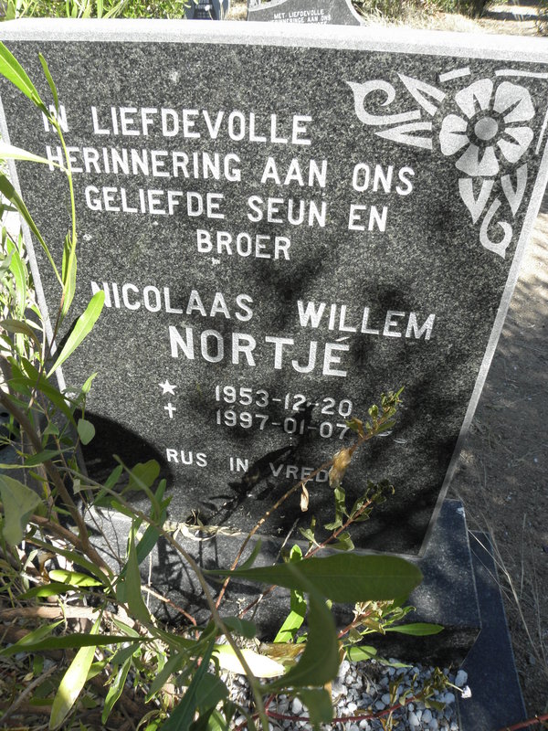 NORTJE Nicolaas Willem 1953-1997