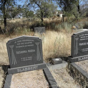 SLABBERT Francois Naude 1898-1969 &amp; Susanna Maria 1899-1963