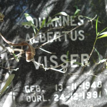 VISSER Johannes Albertus 1948-1991