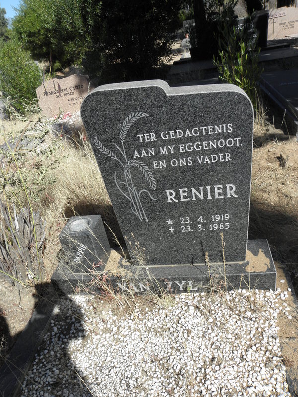 ZYL Renier, van 1919-1985