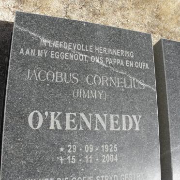 O'KENNEDY Jacobus Cornelius 1925-2004