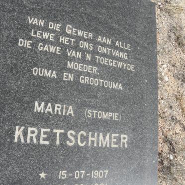 KRETSCHMER Maria 1907-1991