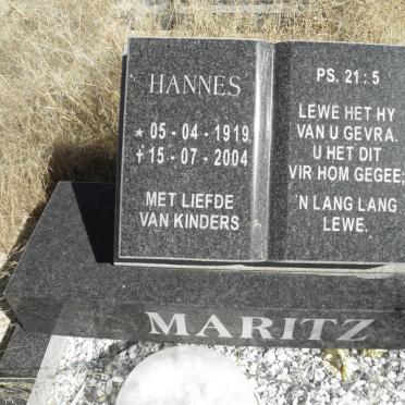 MARITZ Hannes 1919-2004