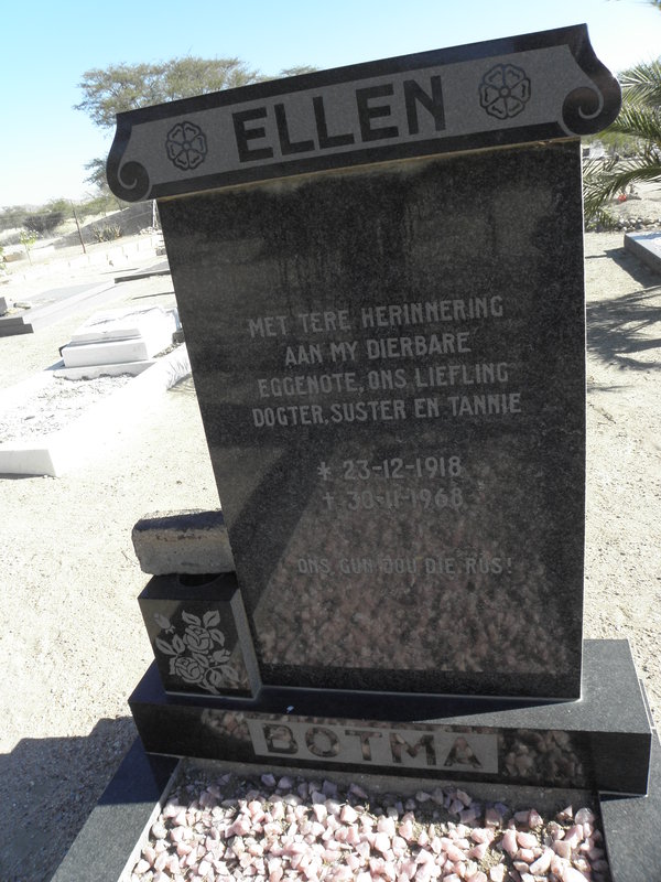 BOTMA Ellen 1918-1968