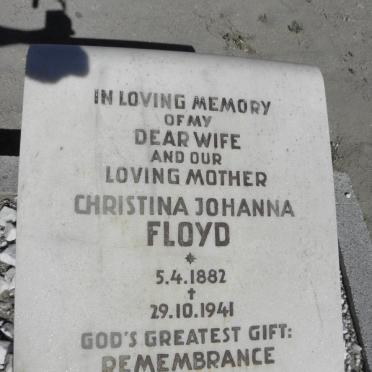 FLOYD Christina Johanna 1882-1941