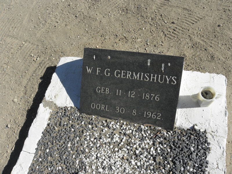 GERMISHUYS  W.F.G. 1876-1962