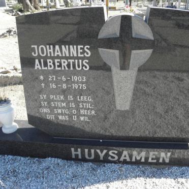 HUYSAMEN Johannes Albertus 1903-1975