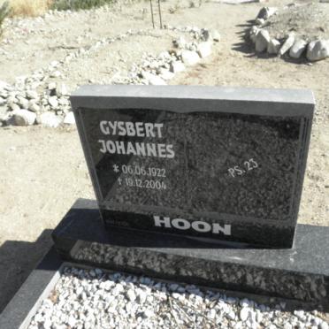 HOON Gysbert Johannes 1922-2004